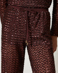 Pantaloni TwinSet in Tulle con Paillettes