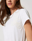 T-shirt TwinSet con Ricamo Cornely