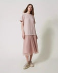 Abito Lungo TwinSet con Gonna in Tulle