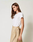 T-shirt TwinSet con Ricamo Cornely