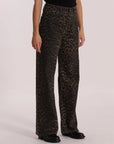 Jeans Wide Leg Leopardato Mimi Muà