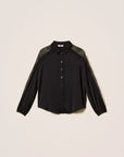 Camicia Twinset in Satin con Pizzo