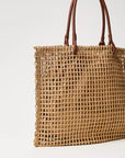 Borsa Shopper TwinSet Effetto Paglia a Rete