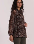 Blusa con Fusciacca Animalier Mimì Muà