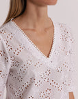 Blusa in Sangallo Mimi Muà