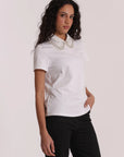 T-Shirt con Colletto Decorato Mimi Muà