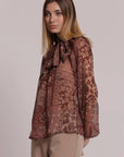 Blusa con Fiocco al Collo Mimi Muà