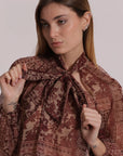 Blusa con Fiocco al Collo Mimi Muà
