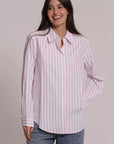 Camicia a Righe con Strass Mimi Muà