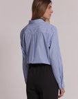 Camicia a Righe con Strass Mimi Muà