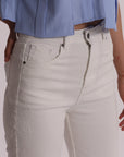 Jeans con Ricamo Floreale Mimi Muà