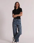 Jeans Palazzo Fiori Mimi Muà