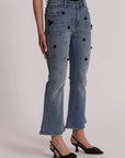 Jeans Flare Fiori Mimi Muà