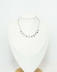 Midnight necklace Silver