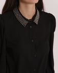 Camicia con Collo Ricamato Mimì Muà