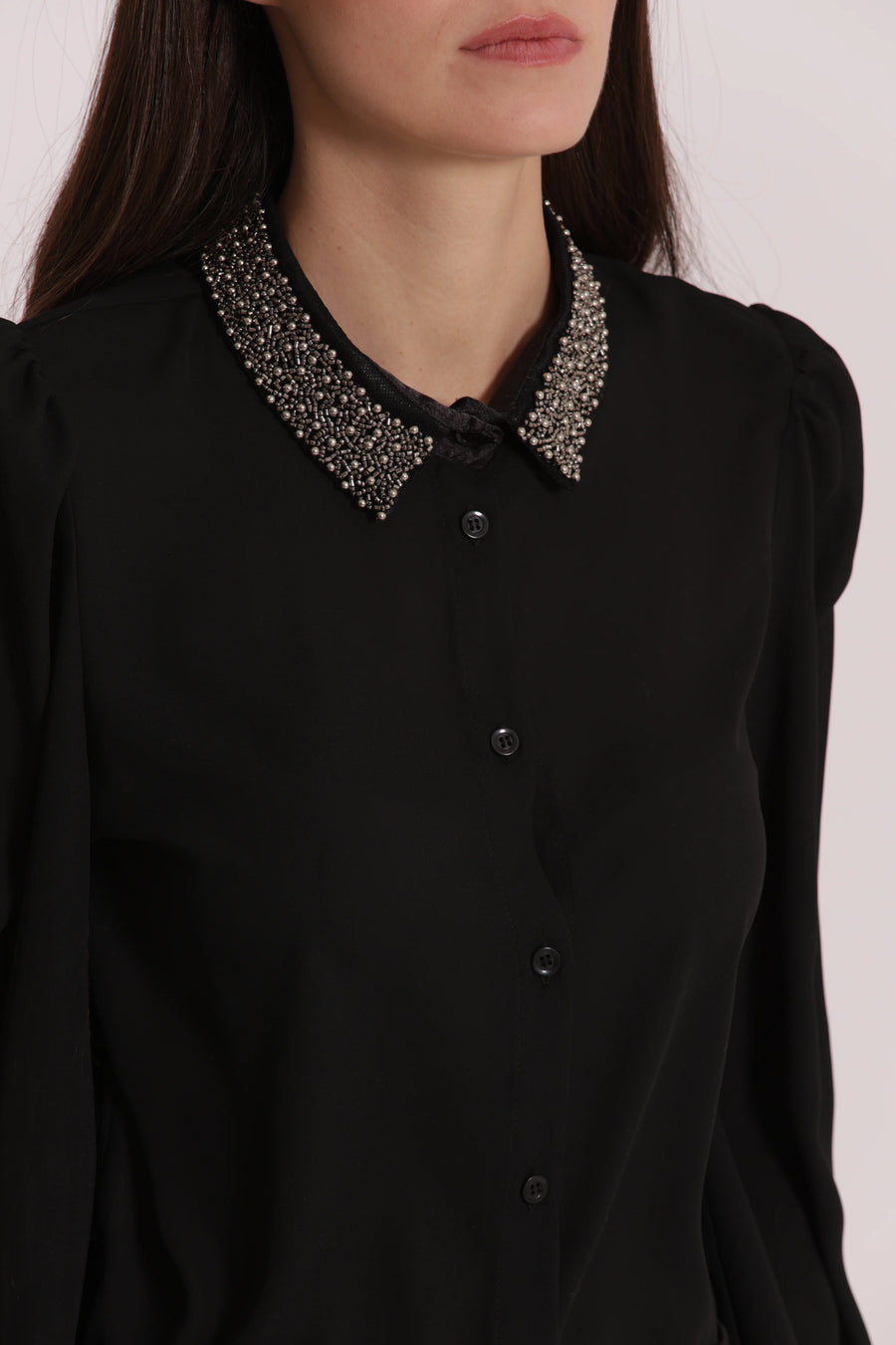 Camicia con Collo Ricamato Mimì Muà