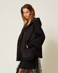 Caban Twinset in Tessuto Scuba e Nylon