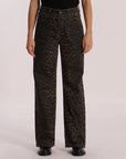 Jeans Wide Leg Leopardato Mimi Muà