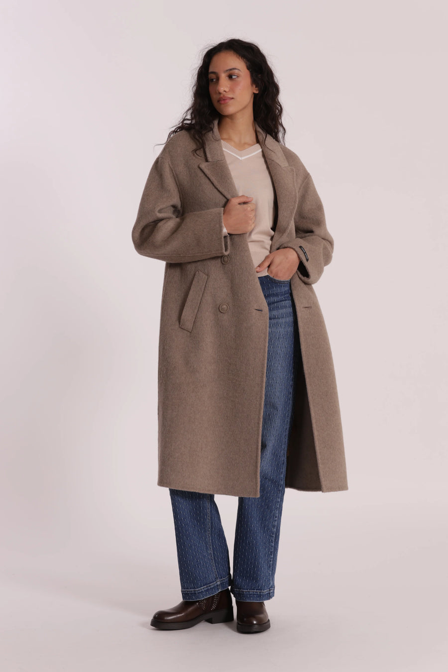 Cappotto Lungo Doppio Petto Mimì Muà