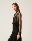 Body Twinset in Tulle e Pizzo