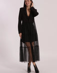 Giacca Lunga con Tulle Mimi Muà
