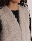 Gilet Lungo effetto Montone Mimi Muá