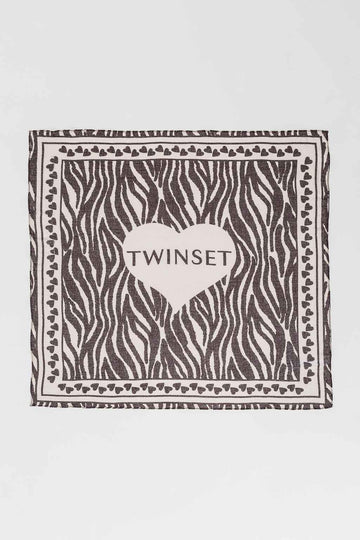 Foulard Twinset Zebra print