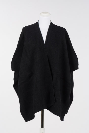 Poncho Twinset con Logo Ricamato sul Retro