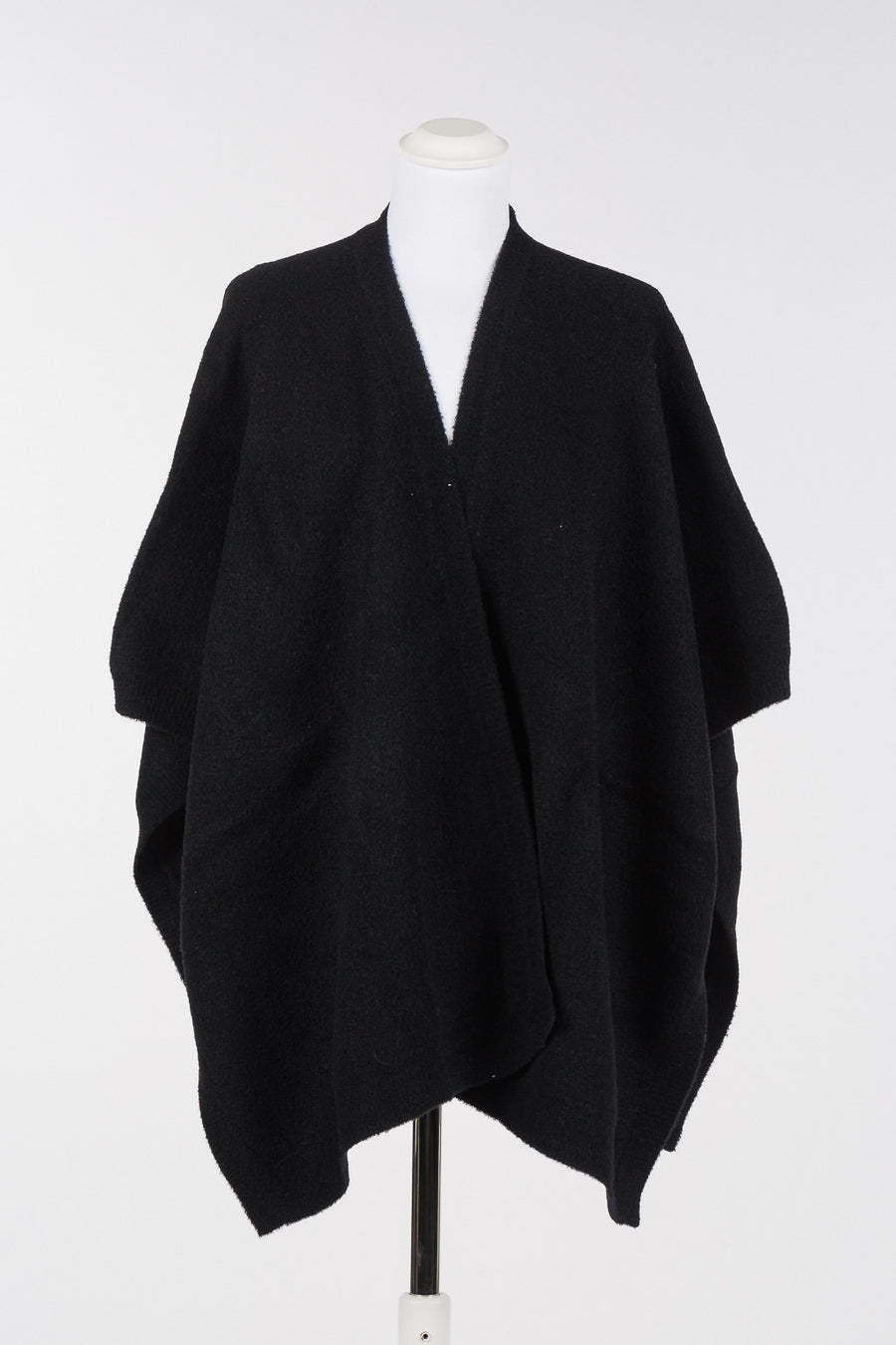 Poncho Twinset con Logo Ricamato sul Retro