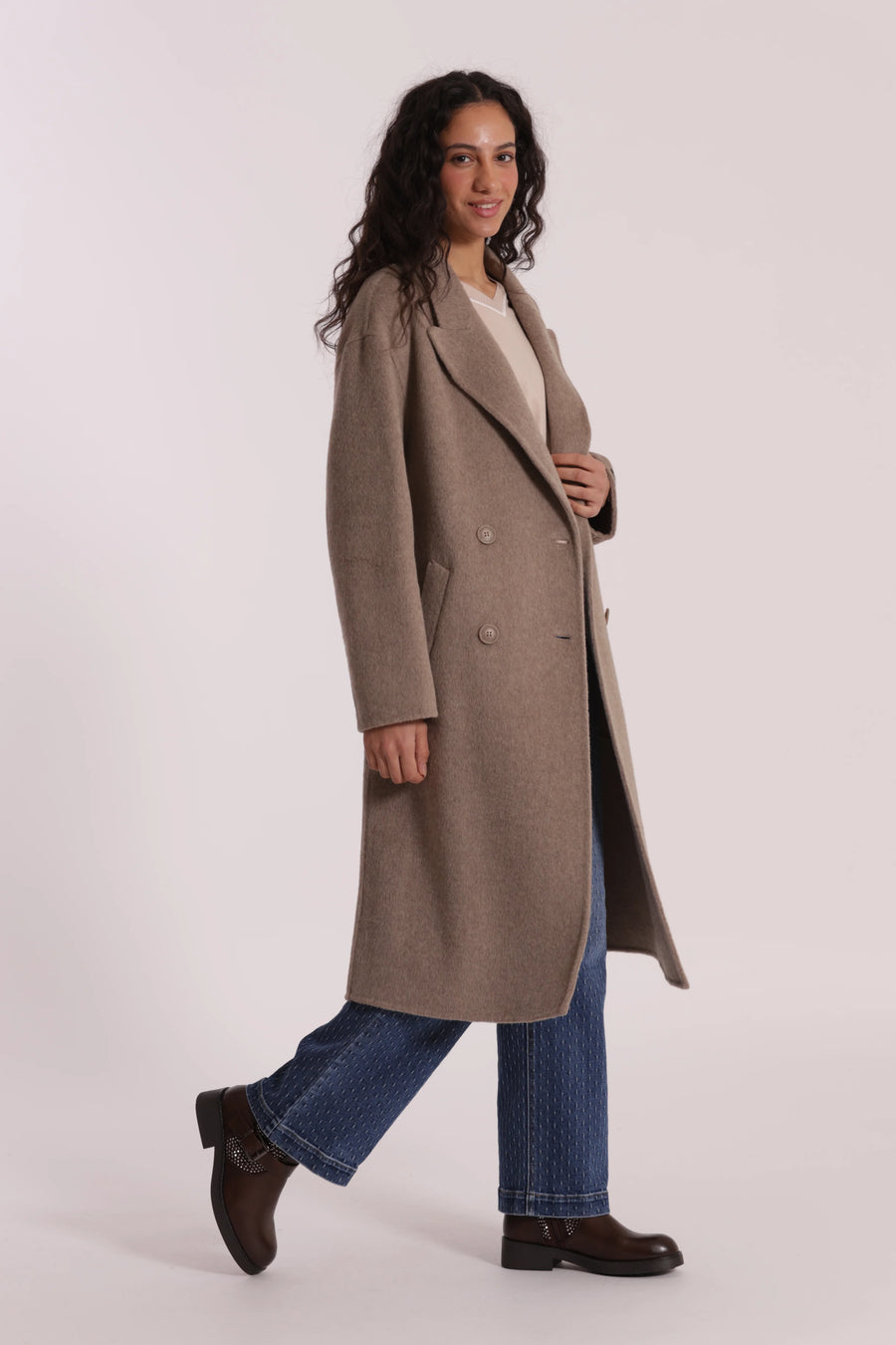 Cappotto Lungo Doppio Petto Mimì Muà