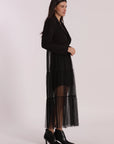 Giacca Lunga con Tulle Mimi Muà