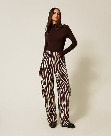Pantalone Twinset Animalier