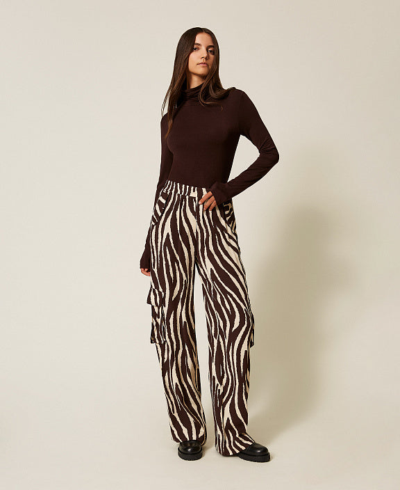 Pantalone Twinset Animalier