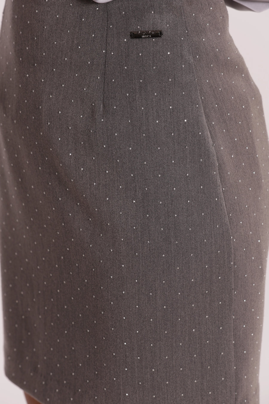 Gonna Corta con Applicazione di Strass