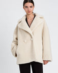 Cappotto Twinset Teddy Doppiopetto