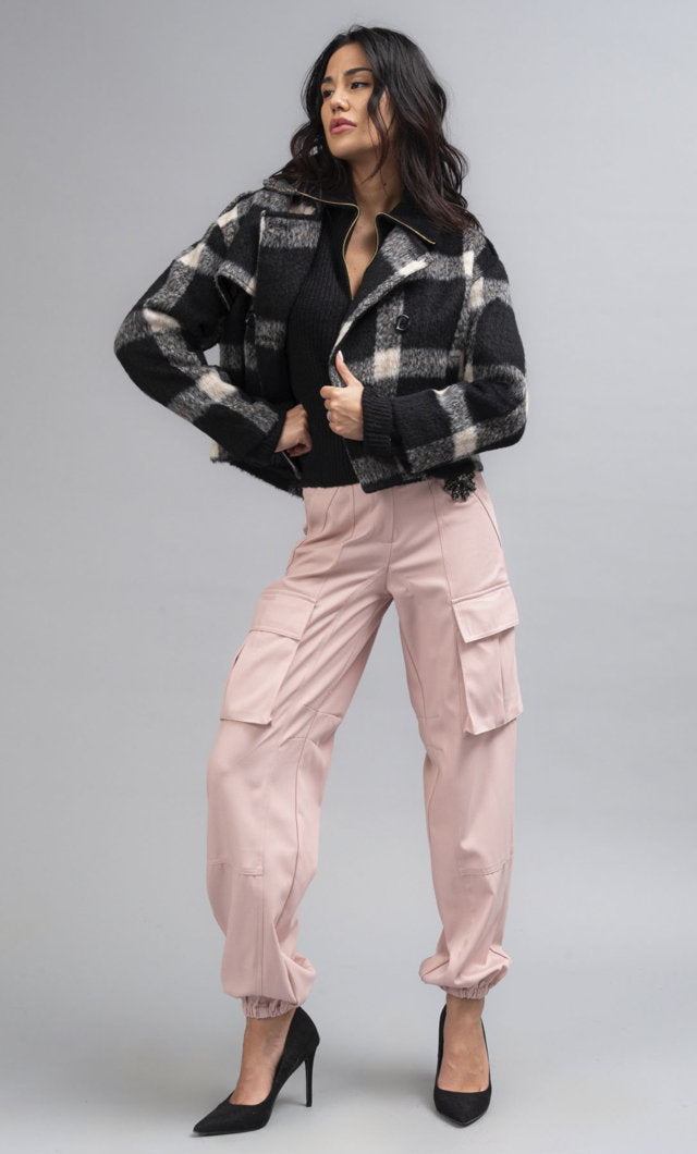 Pantalone Cargo con Patch Gioiello Koralline