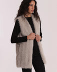 Gilet Lungo effetto Montone Mimi Muá