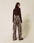 Pantalone Twinset Animalier
