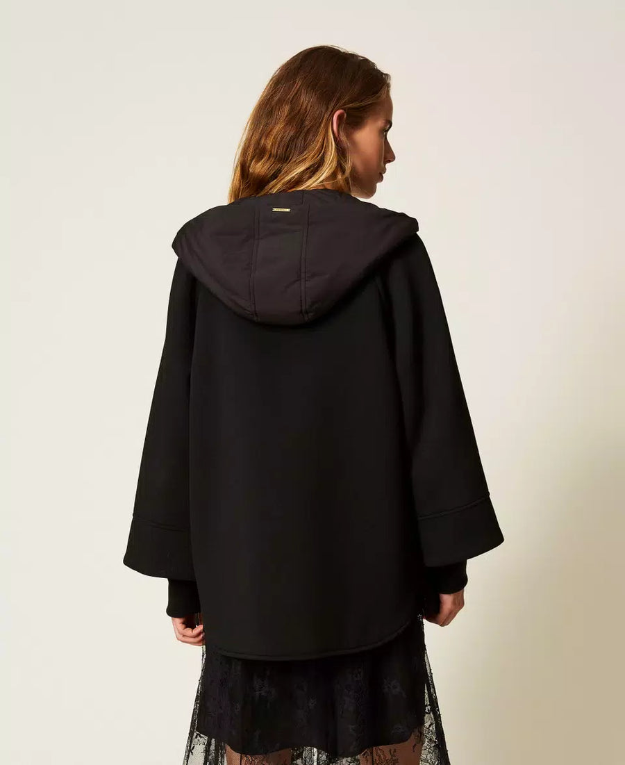 Caban Twinset in Tessuto Scuba e Nylon