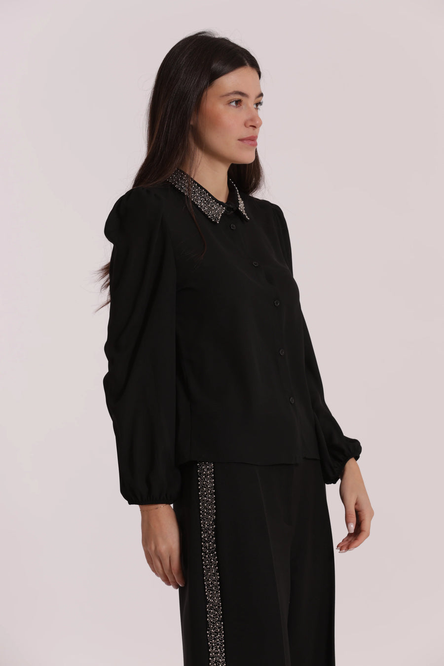 Camicia con Collo Ricamato Mimì Muà