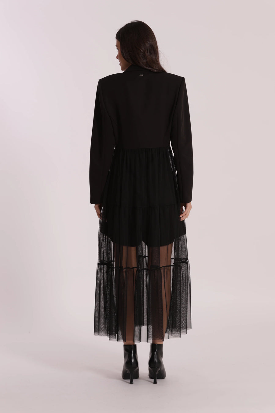 Giacca Lunga con Tulle Mimi Muà