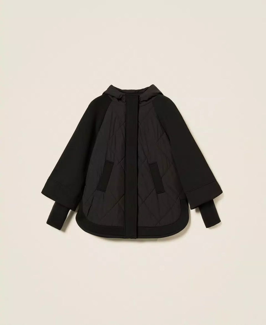 Caban Twinset in Tessuto Scuba e Nylon