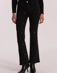 Jeans Flare con Borchie Cuore Mimi Muá