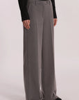 Pantalone Palazzo con Applicazione di Strass