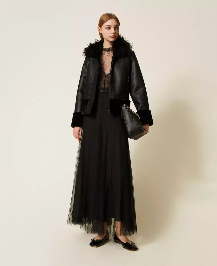 Body Twinset in Tulle e Pizzo