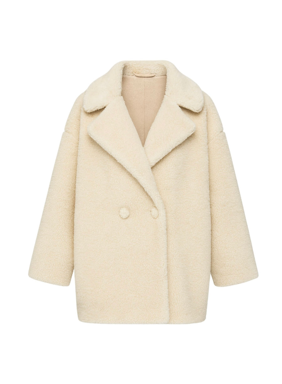 Cappotto Twinset Teddy Doppiopetto