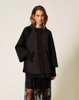 Caban Twinset in Tessuto Scuba e Nylon