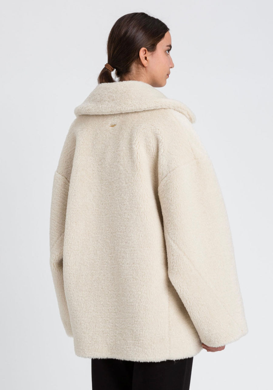 Cappotto Twinset Teddy Doppiopetto