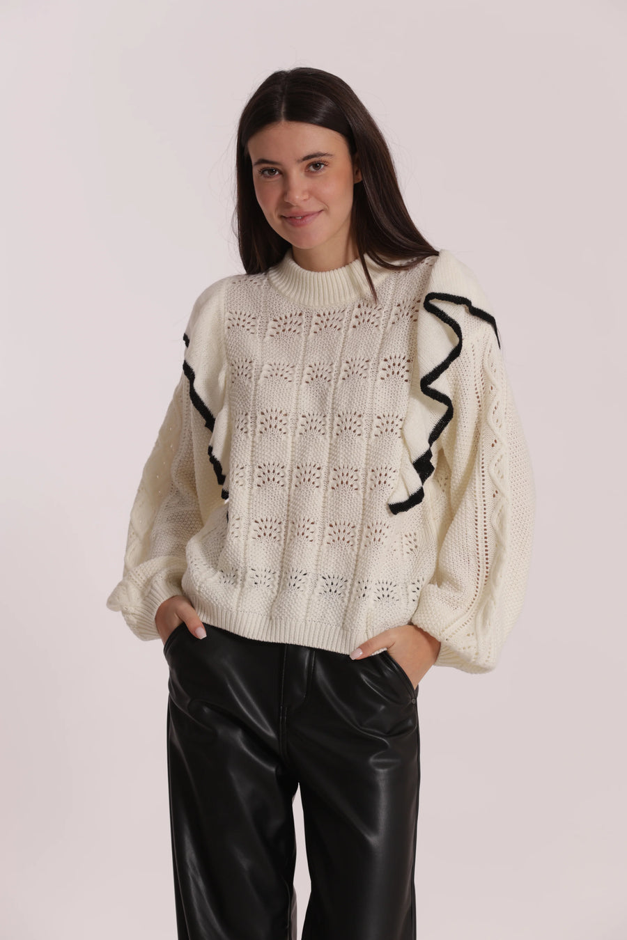 Maglia con Rouge Bicolor Mimi Muà