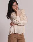Blusa in Raso con Pizzo Mimi Muà
